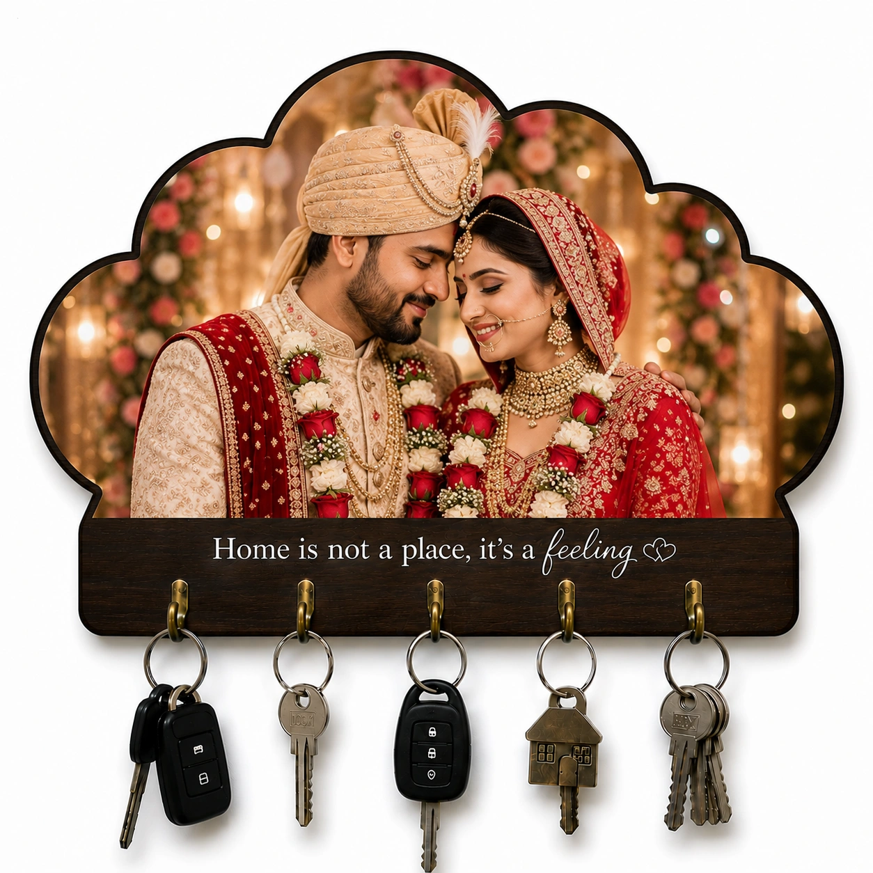 Forever Toghther Couple Photo Key Hanger